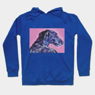 Scottish DeerHound Bright colorful pop dog art Hoodie